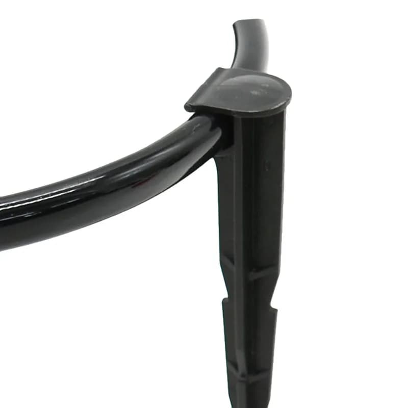 Supporto per tubo da 3/8 pollici Supporto per steli per tubo da 8/11 adattatore per tubo per sistema di irrigazione da giardino in plastica 6 pezzi
