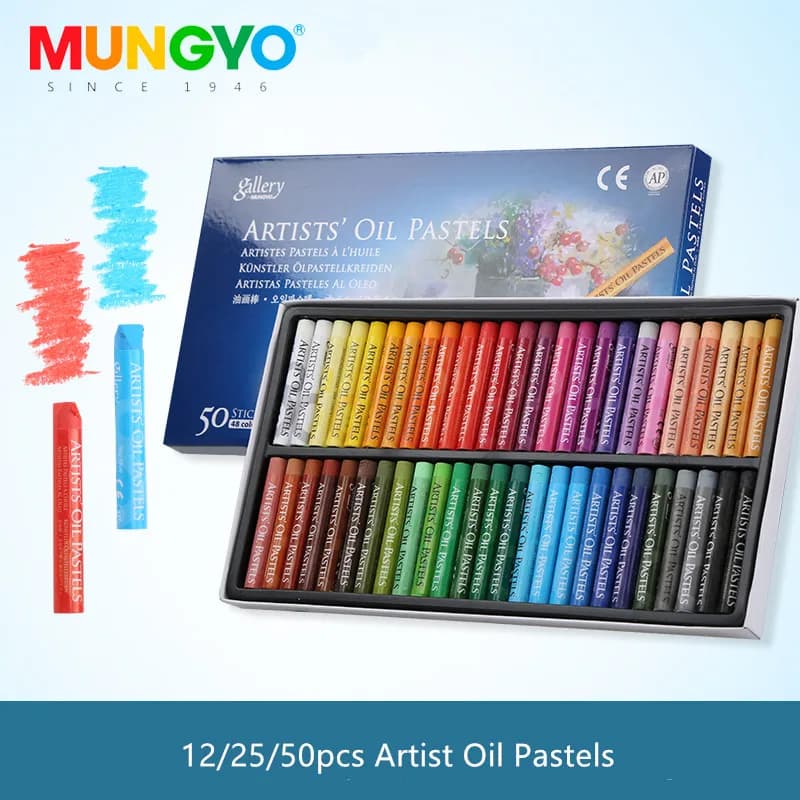 MUNGYO galleria pastello ad olio per artista Graffiti pastello morbido pittura disegno penna scuola per bambini articoli di cancelleria d'arte