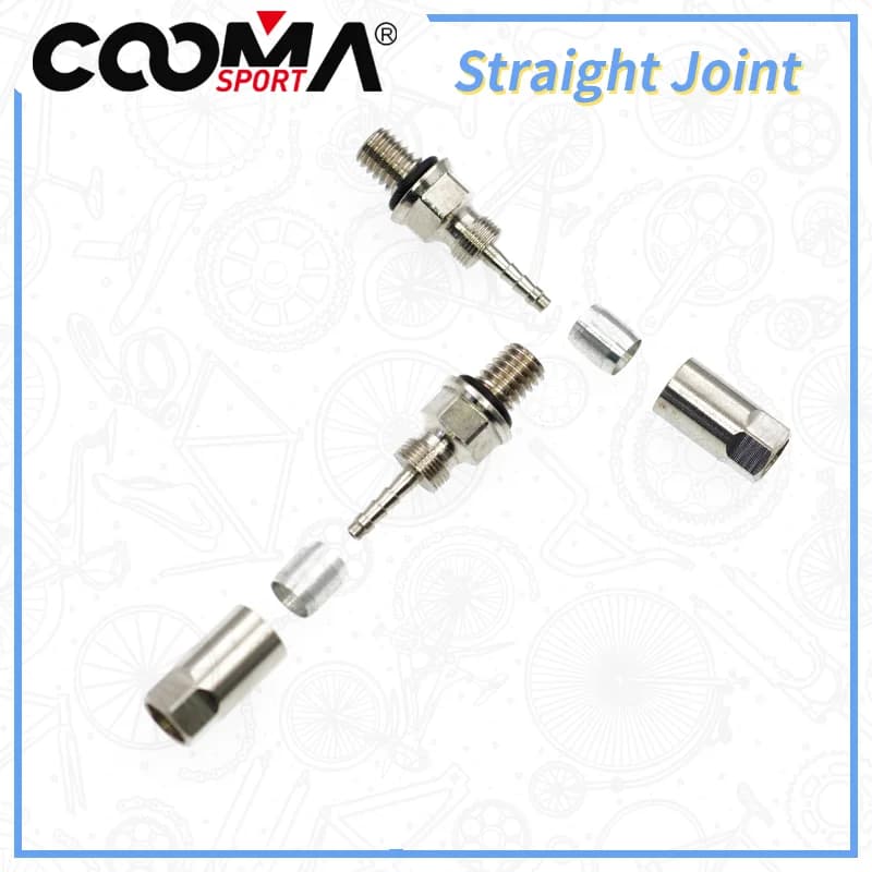 1 o 2 set giunto dritto freno idraulico bicicletta per AVID Formula Magura, inserto connettore adattatori tubo idraulico, 2 set