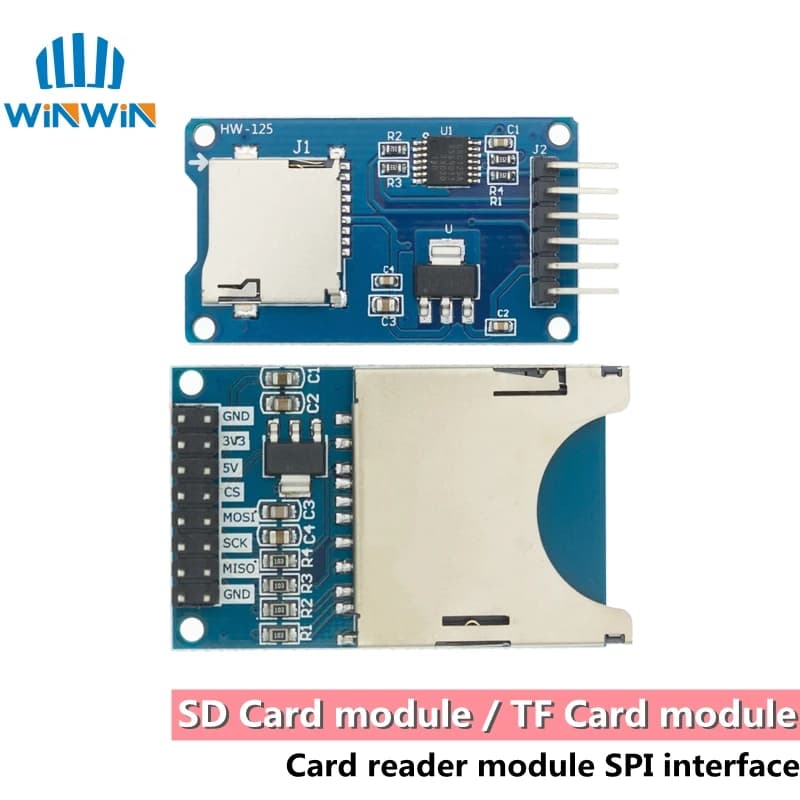 Scheda di espansione archiviazione Micro SD Modulo scudo memoria scheda Micro SD TF SPI per la promozione Arduino