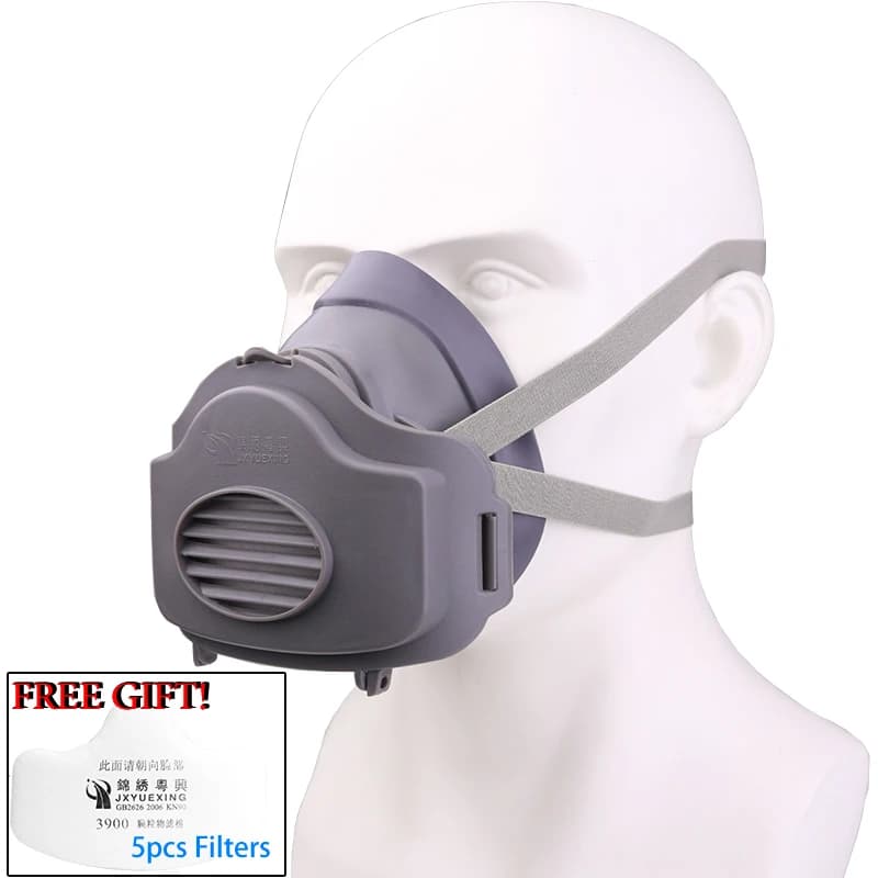 Dustproof Breather Reusable Dustproof Safety Mask at Rubber Work Cotton Filters for daily protection of carpenter haze Manufacturer