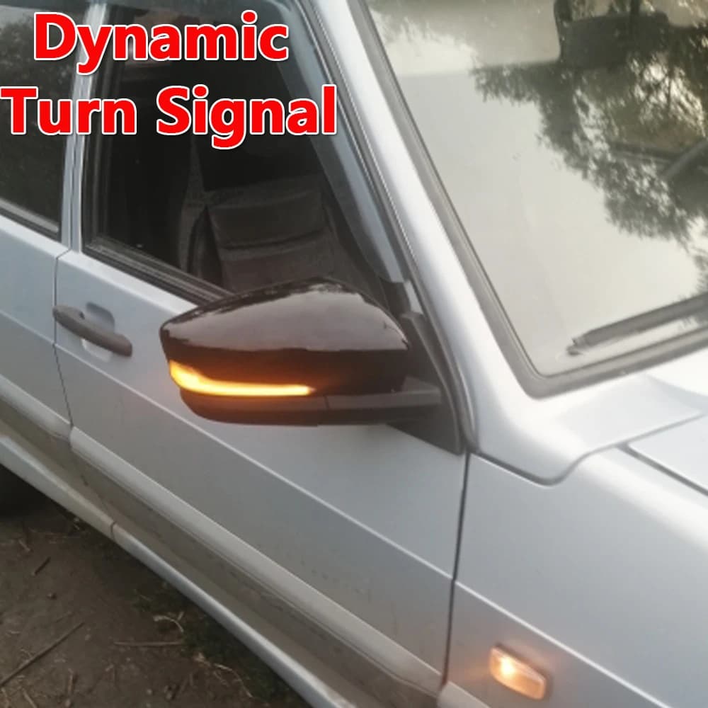 2Pcs segnale di sterzo dinamico Led specchietto retrovisore che indica Flash per Lada Granta 2191 per Lada Vaz 2114 Vaz 2115 freccia