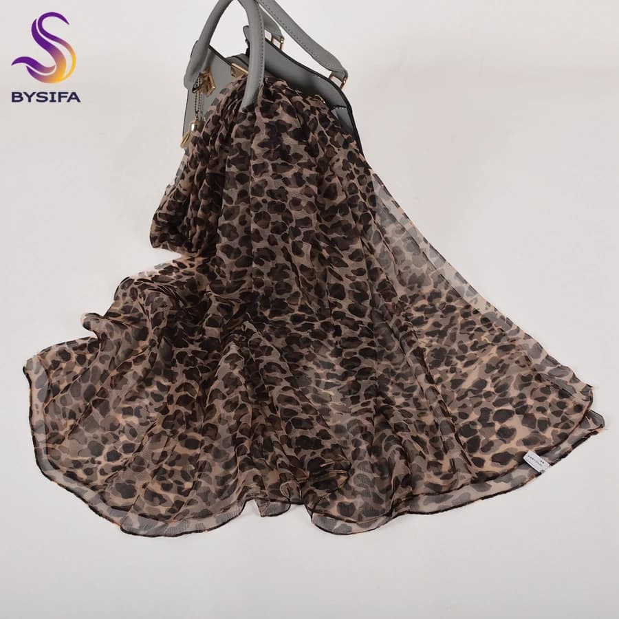 [BYSIFA] Red Roses Silk Scarf Ladies Fashion 100% Pure Silk Long Scarves Spring Autumn Thin Transparent Sexy Satin Silk Scarf