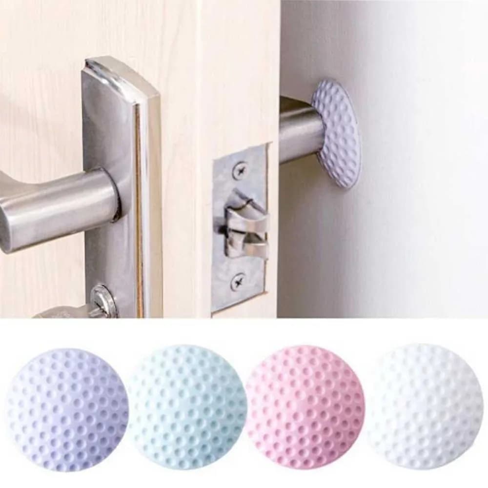 Addensare porta Crash pad anti-collisione muto maniglia protezione guardia Shock collisione rotaie tappetino porta Buffer Wall Sticker Decor