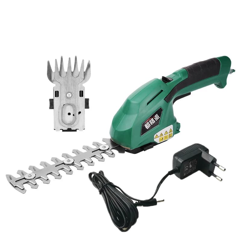 Free Shipping Electric Hedge Trimmer 2 in 1 7.2V Cordless Household Trimmer Rechargeable Weeding Shear Pruning Mower HT2668
