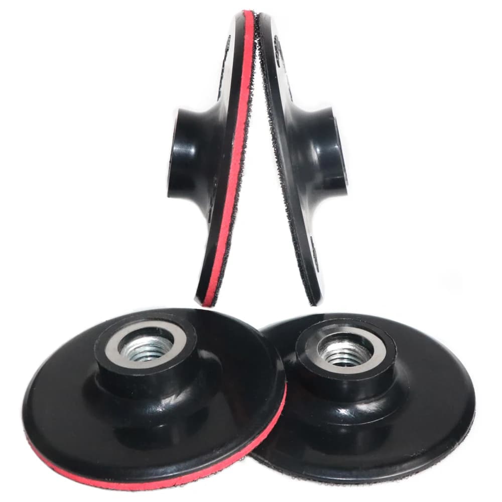 Yutnqin 1pc Abrasive Disc Support Pad 3/4/5 "100/125mm Self-adhesive Hook-Loop Vetratet Card Supports Abrasive Discs for sanders
