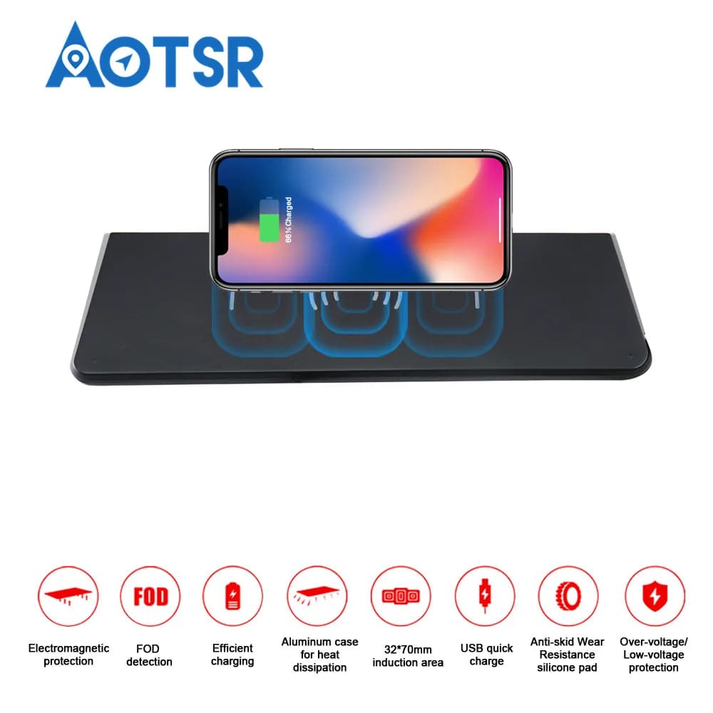 Caricabatteria da auto wireless per BMW X3/X4 2014-2018 Caricabatterie rapido intelligente a infrarossi per auto wireless per caricabatterie per telefono cellulare qi wireless