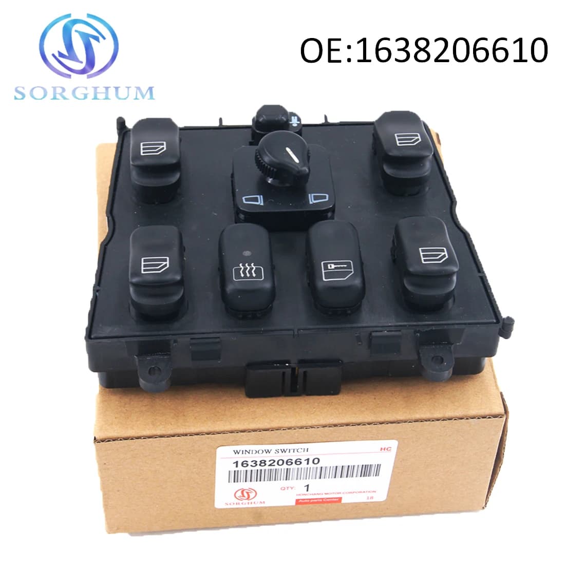 Nuovo interruttore principale alzacristalli elettrici 1638206610-1998 per mercedes-benz ML320 W163 ML400 ML430 ML500 A 2005 163 820