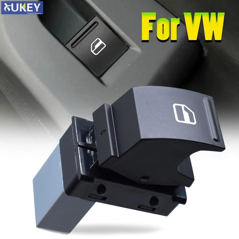 1X Interruttore Della Finestra di Potere di Controllo Elettrico Sollevatore Pulsante Lato Passeggero Per VW Golf Polo Passat CC Jetta Tiguan Caddy OE #1K0959855