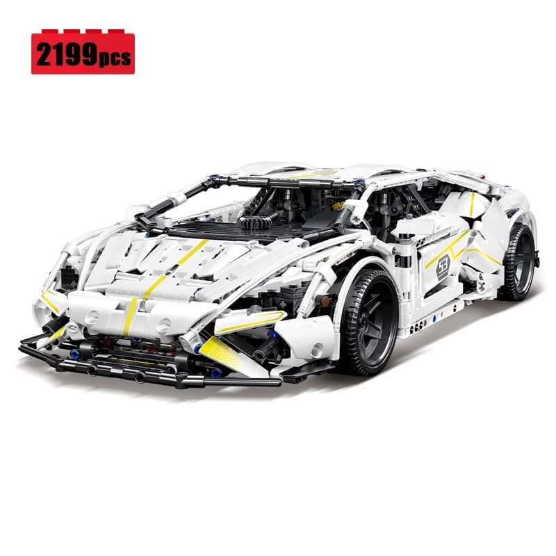 MOC blocchi tecnici Dream Car avventador modello Building Blocks Brick 2199pcs city High Tech Supercar giocattoli regali per fidanzato