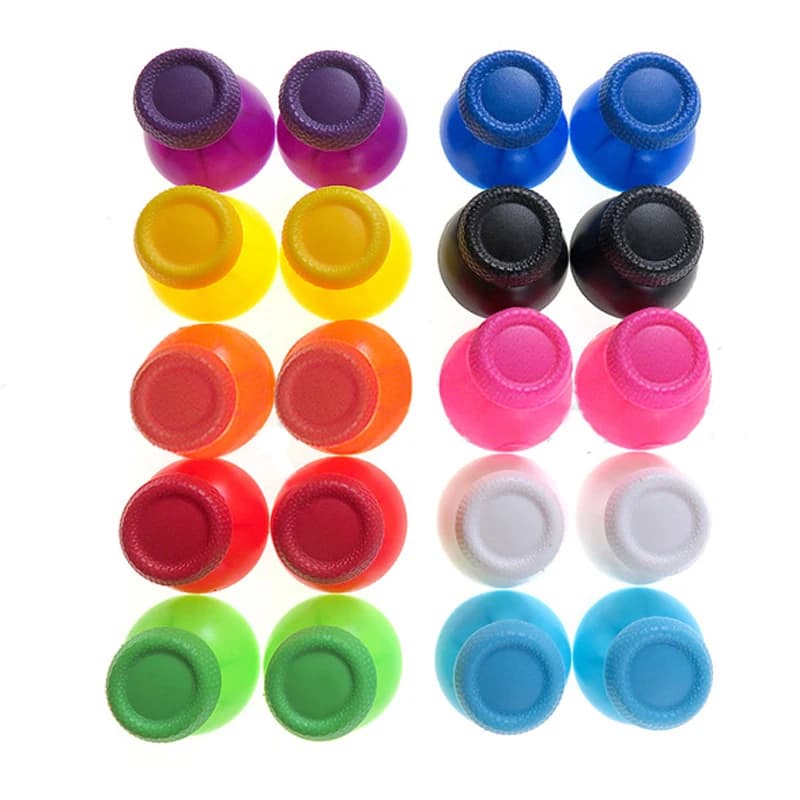Colorato 3D Analogico Joystick Thumb Stick Grip Cap Pulsante di Riparazione Thumbstick Custodia per Sony PlayStation Dualsense 5 PS5 Controller