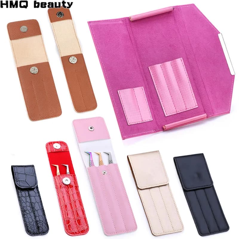 Collezione pinzette supporto scatola di immagazzinaggio strumento di estensione delle ciglia custodia per pinzette per ciglia scatola di immagazzinaggio per strumenti cosmetici per kit di pinzette