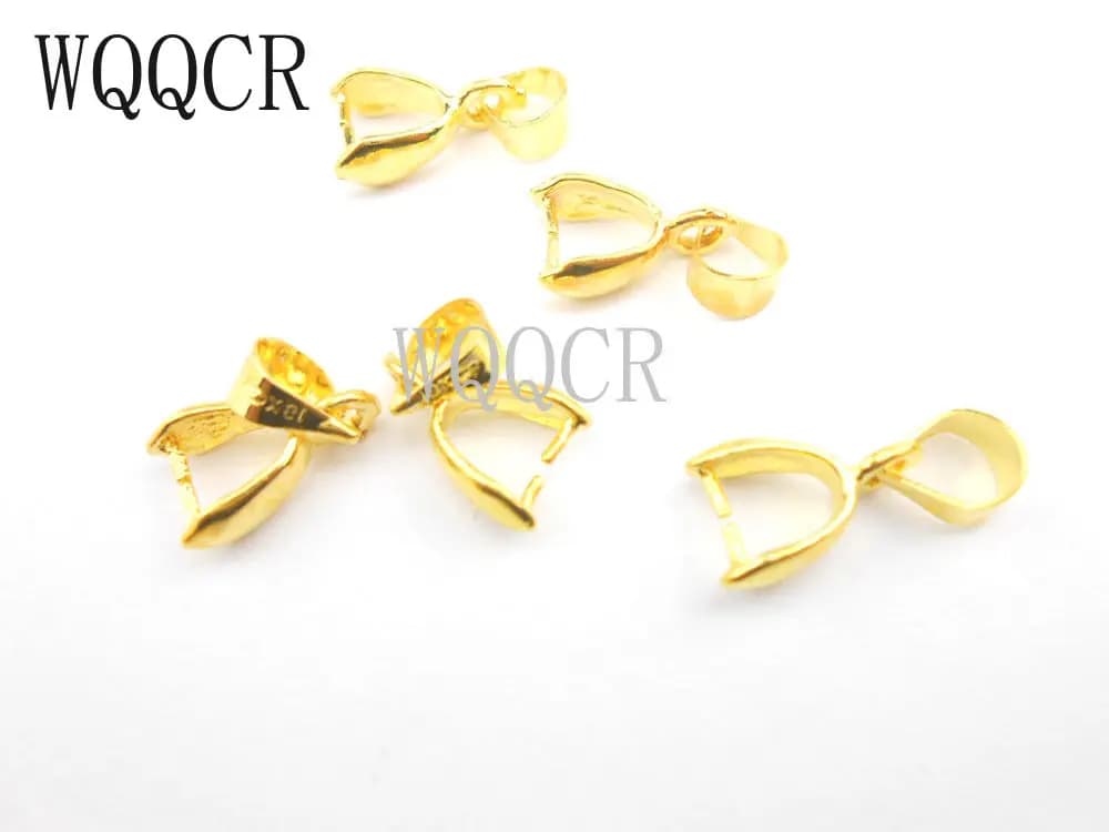50 pezzi fai da te accessori gioielli in oro collana orecchini cartella di collegamento accessori pendenti