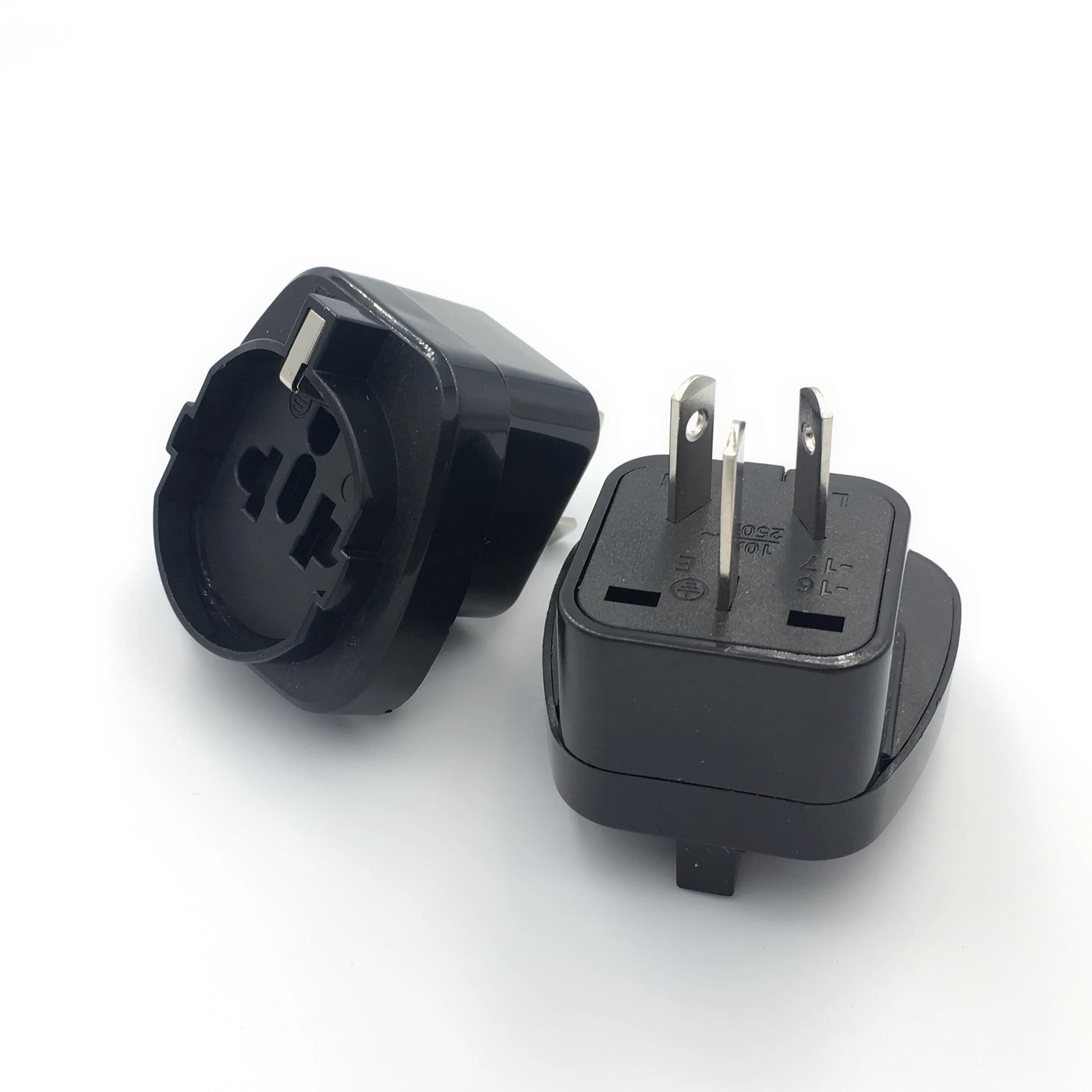 1PC EU US TO AU Spina elettrica Adattatore presa di corrente Australia Cina Adattatore da viaggio presa AC Caricatore Convertitore 10A 250V