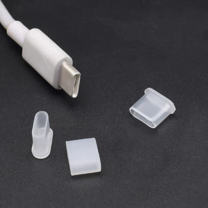 Nuovo modo 10 pz/lotto USB tipo-c cassa del cavo Shell spina di polvere per la copertura del cappuccio porta di ricarica per tipo c accessori per telefoni cellulari