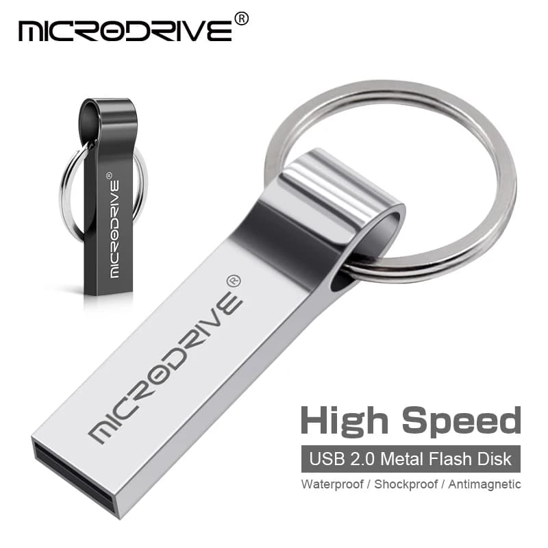 Chiavetta USB in metallo 128 GB 64 GB pendrive 32 GB 4 GB 8 GB 16 GB Chiavetta USB con portachiavi