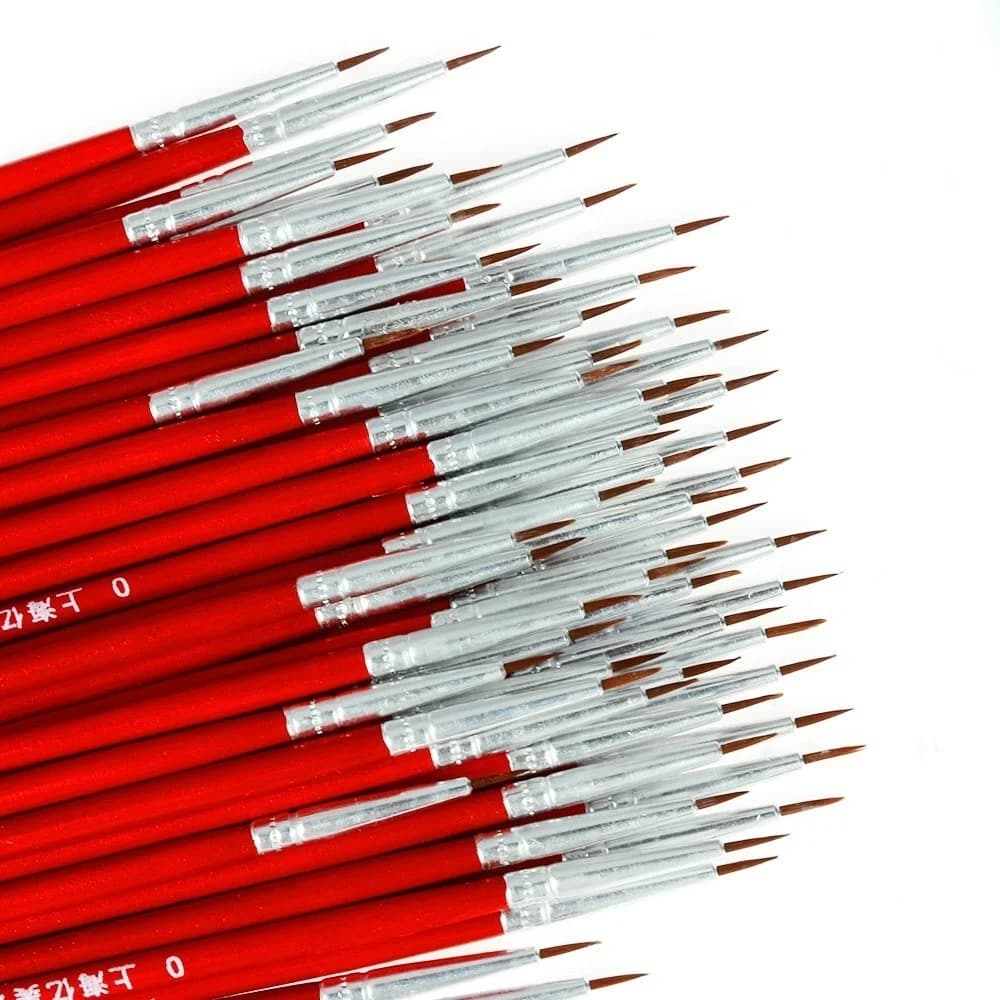 10 pz/set arte sottile forniture dipinte a mano gancio acrilico linea penna pittura pennello disegno
