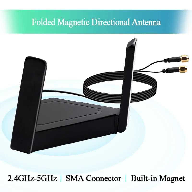 Cavo Antenna esterna a doppia banda per adattatore Wifi Desktop PCIE scheda Wi-fi AX200 Wireless Wlan ricevitore Router AP