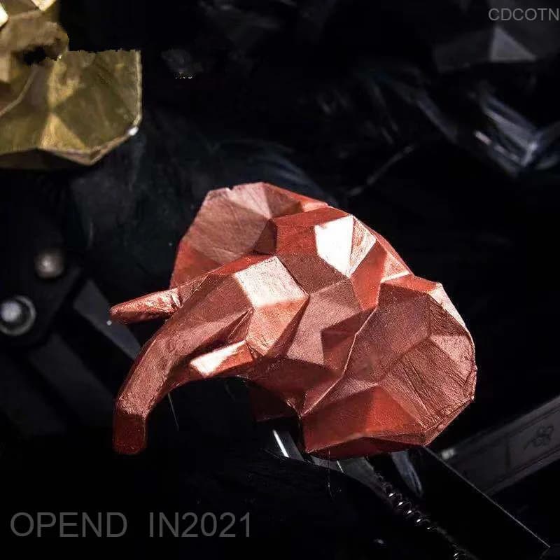 CDCOTN DIY Deodorant for Auto Elephant Gesso Auto Air Conditioner Outlet Fragrance Clip Deco Ornament Aromatherapy Perfume for Auto