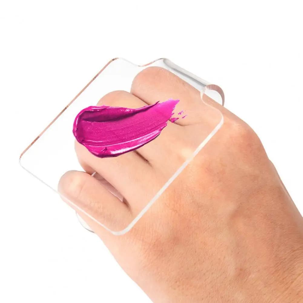 Acrilico trasparente trucco crema ombretto tavolozza vernice nail art manicure smalto gel fai da te miscelazione acqua colore strumento
