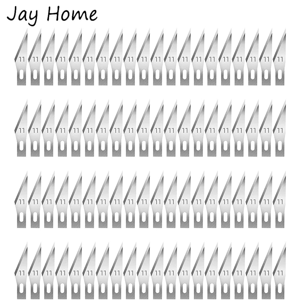 20/80Pcs Hobby Knife Blades #11 Precision Knife Replacement Blades Cutting Tool for Art Craft Scrapbooking Carving Knife Blades