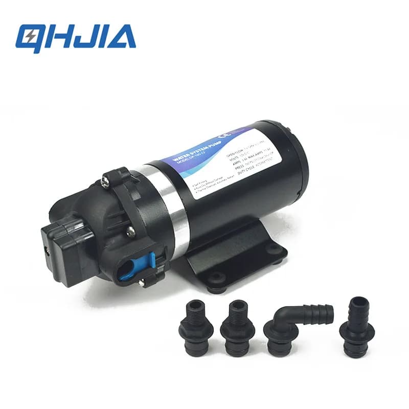 Macchina geotermica di lavaggio del rullo della strada dell'automobile dello spruzzo del diaframma di RV della pompa idraulica ad alta pressione elettrica di cc 12V 24V DP-160