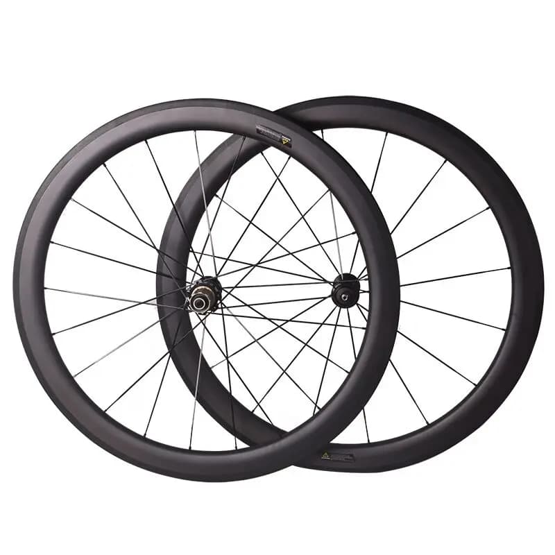 Set di ruote per bicicletta in carbonio super leggero 38 50 60mm Ruote per bici da strada per copertoncino Mozzo per tubo in fibra di carbonio