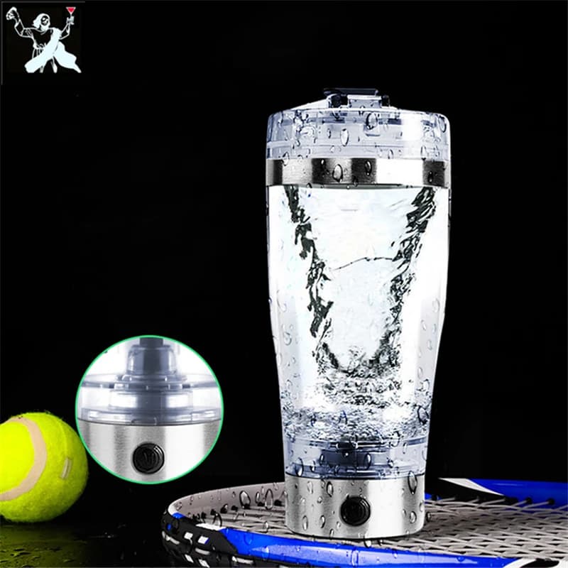 600ml Cocktail elettrico Boston Shaker USB agitatore di proteine automatico miscelatore di miscelazione portatile Vortex Tornado Shaker tazze di miscelazione
