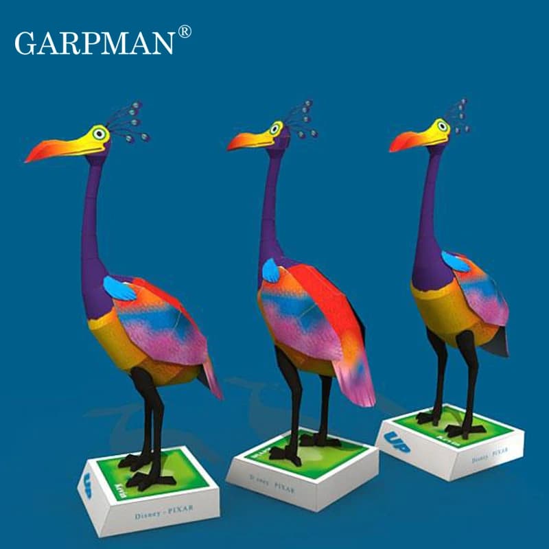 UP! Kevin Bird modello di carta 3D Puzzle fai da te manuale classe animale Origami giocattolo modello di carta popolare Papercraft T