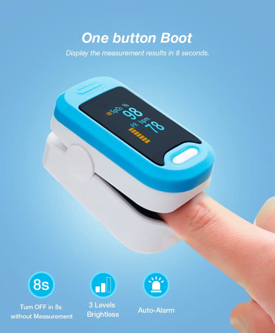 OLED finger pulse oximeter Oxygen monitor finger point Oximeter De Pulso De Dedo