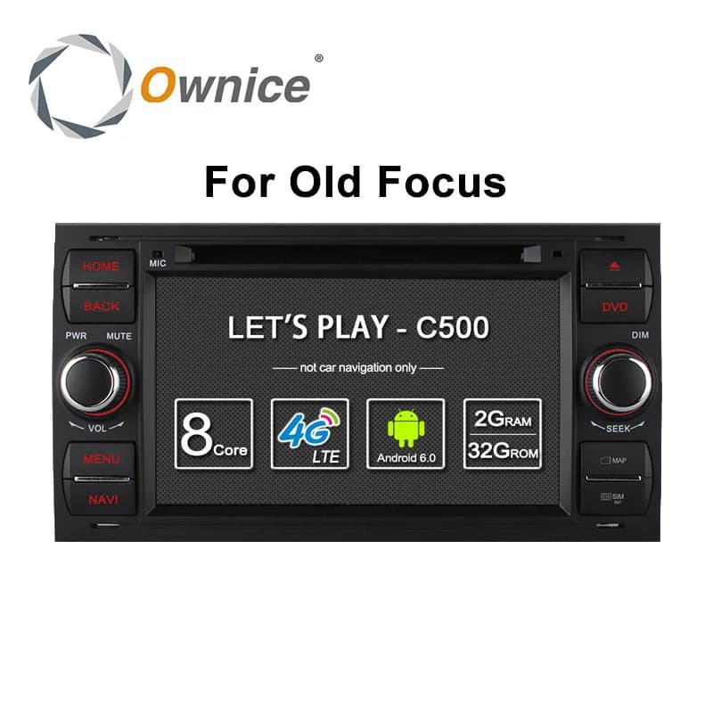 Ownice C500 Android 6.0 Octa 8 Core In Dash Car DVD Player for Ford Mondeo Focus Transit C-MAX GPS Navi Radio Support 4G LTE