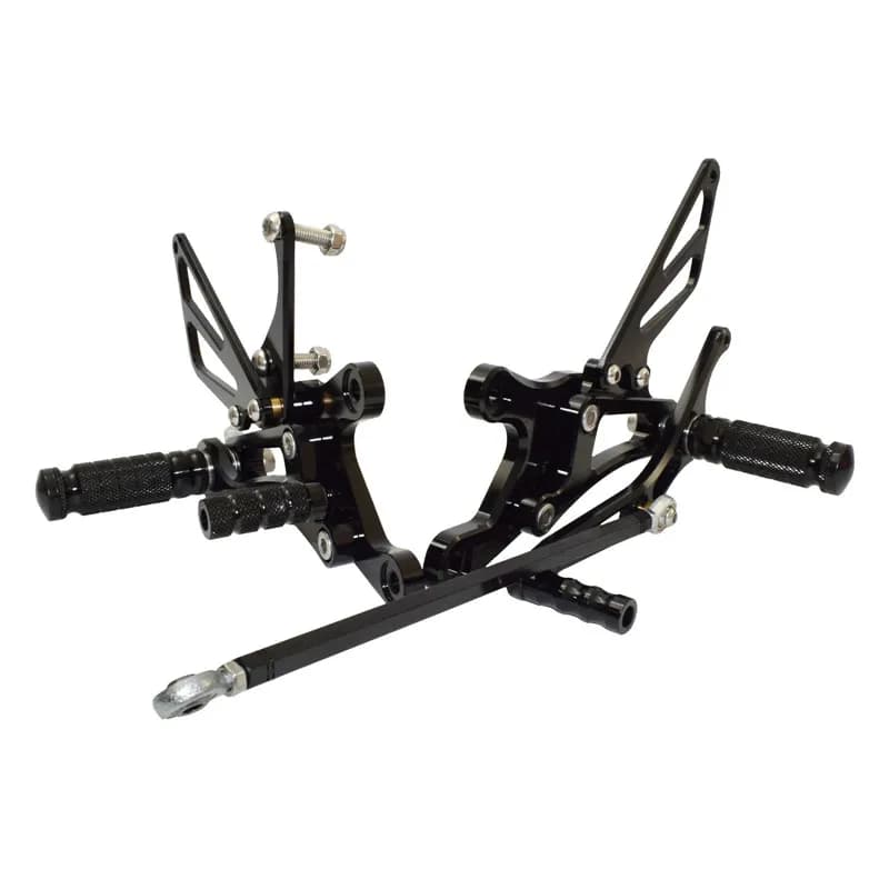 Waase Moto Per Yamaha YZF R1 2002 2003 CNC Regolabile Rider Set Posteriori Rearset Poggiapiedi Poggiapiedi Pioli