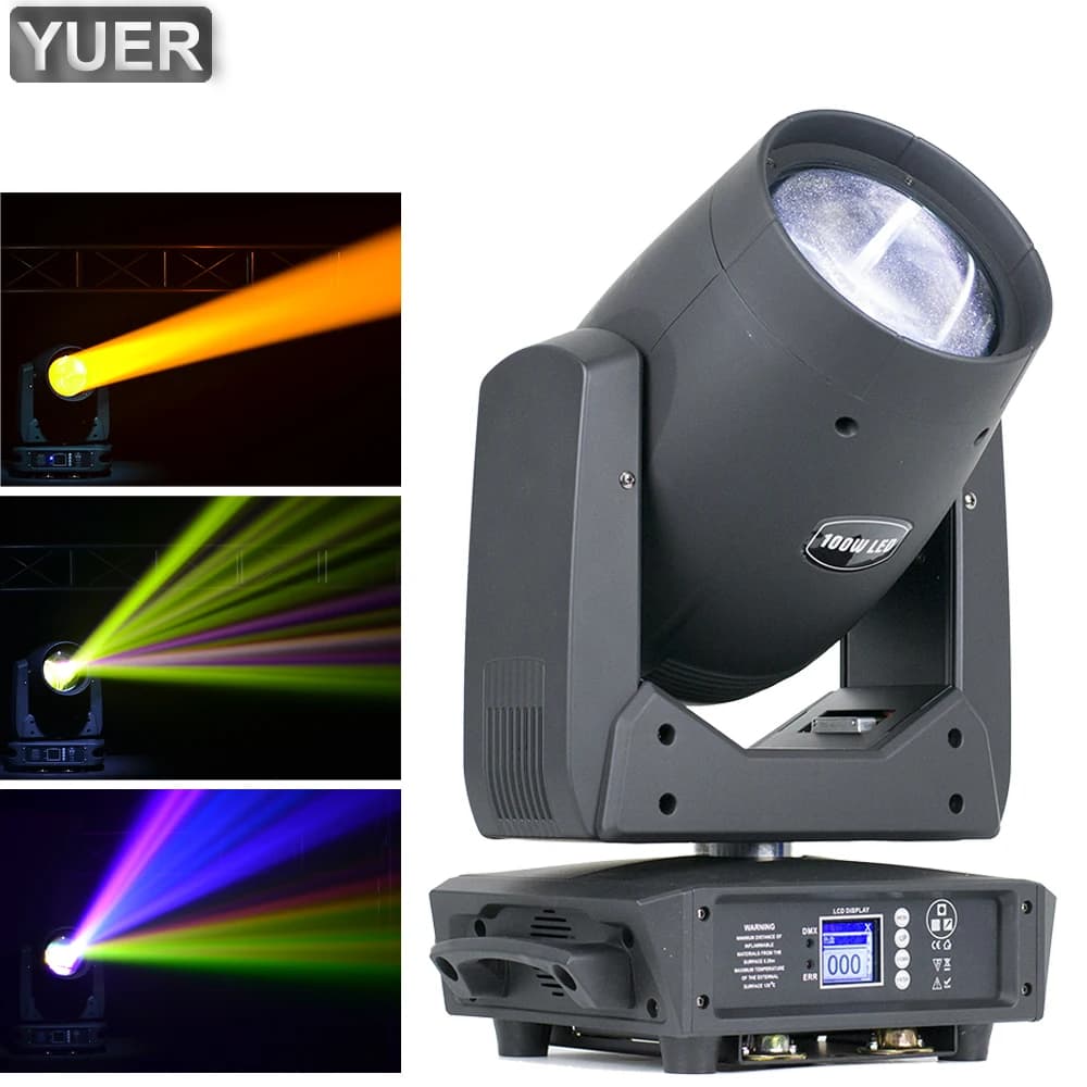 100W Mini LED DMX Fascio Testa mobile Spot Light Club Dj Illuminazione scenica Party Disco Teste mobili Luce Controller DMX Proiettore Dj