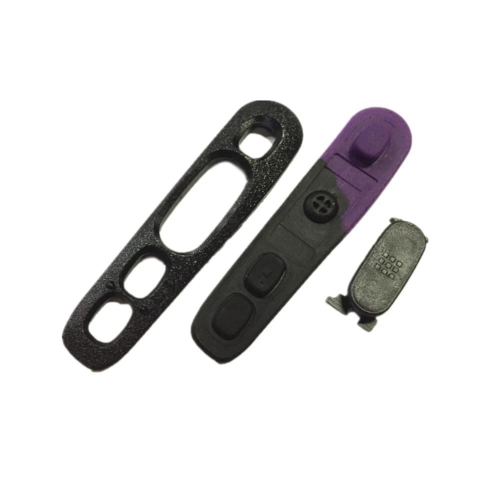 Nuovo Launch Talk PTT Pulsante interruttore a chiave Set di cornici in gomma per Motorola XTS1500 XTS2250 XTS2500 XTS2500I Radio Walkie Talkie