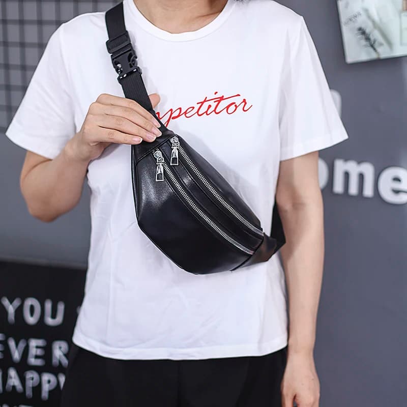 Marsupio donna moda marsupio Casual Crossbody petto borse Unisex Hip Bum Bag impermeabile cintura da viaggio borsa sportiva tasca