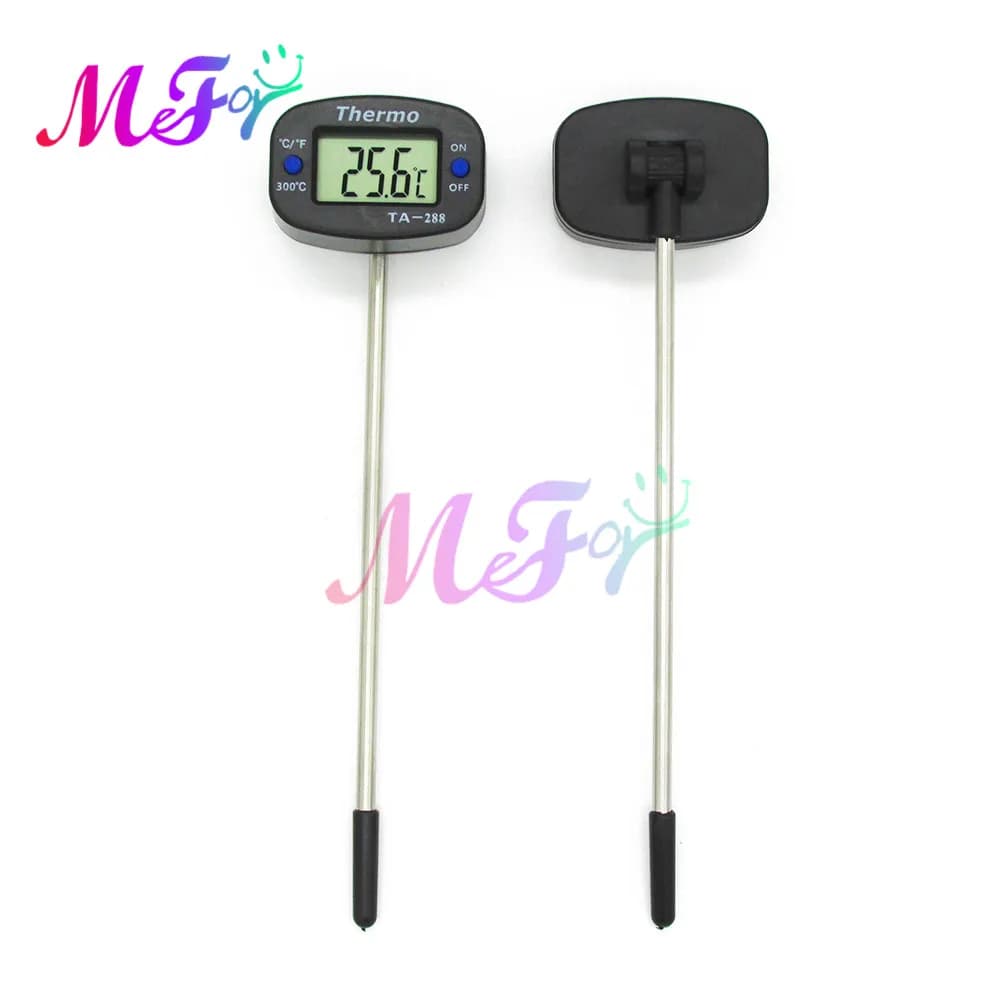 Digital Thermometer for Foods Electronic probe with LCD display for kitchen Cooking and grill Liquid temperature meter