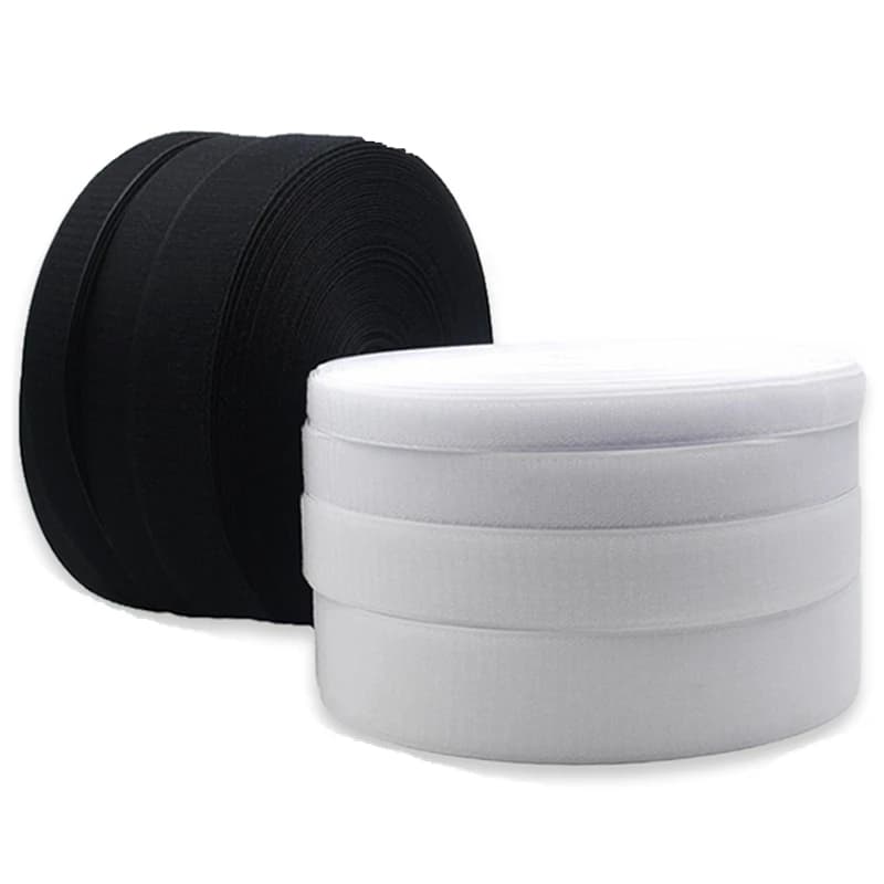 1.6cm/2cm/2.5cm/3cm/4cm/5cm MagicTape AB fibbia nastro di fissaggio poliestere fai da te Nylon gancio anello di fissaggio fascette fermacavi fissaggio per tende