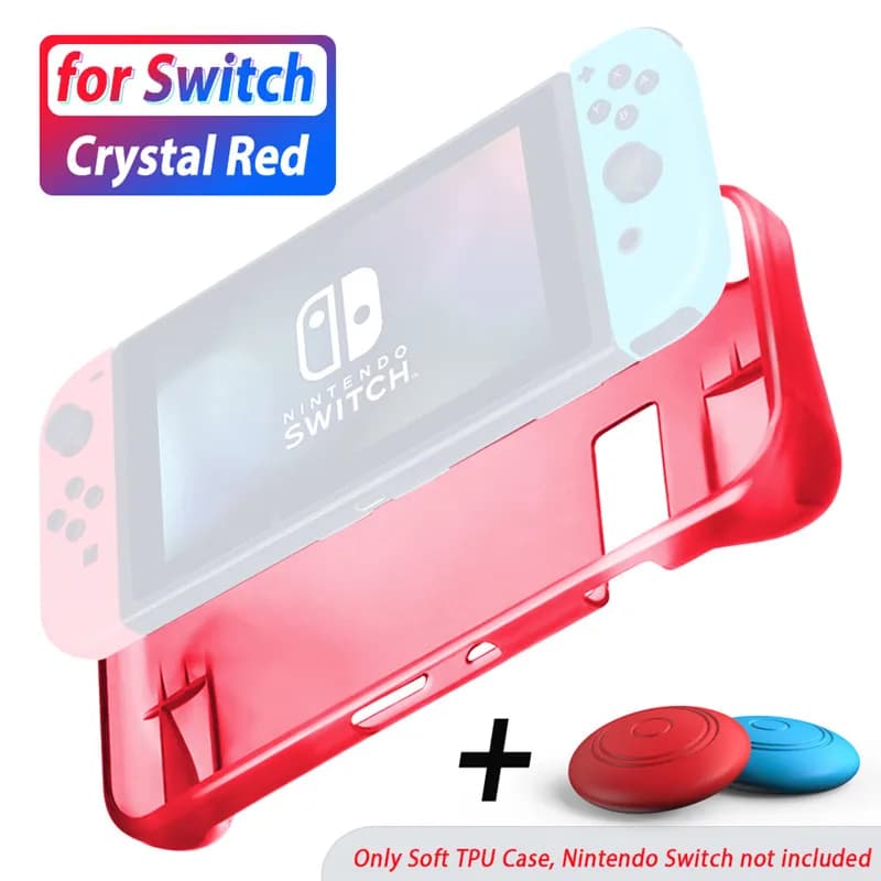 per Nintendo Switch Custodia morbida trasparente Custodia protettiva per guscio per accessori custodia in TPU per console Nintend Switch