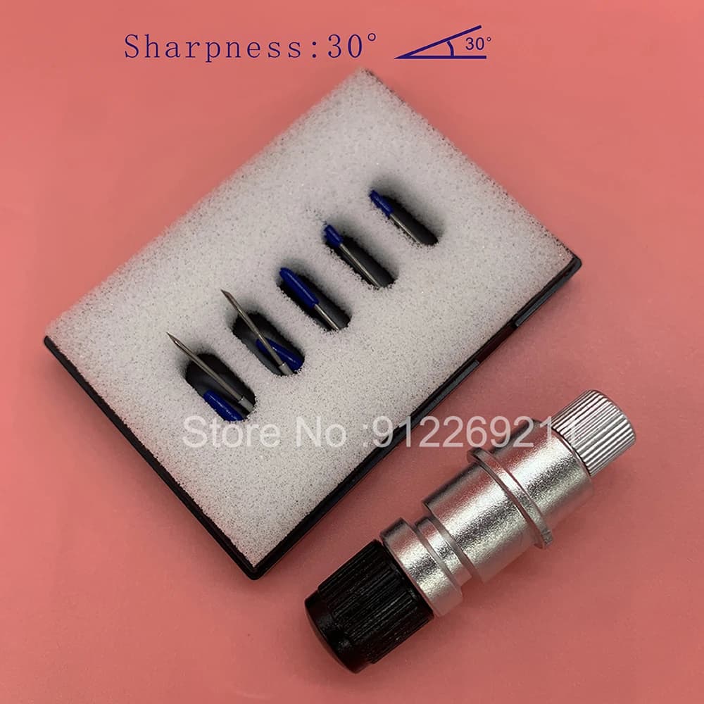 11PCS Graphte CB09 portacoltelli 30/45/ 60 gradi Set di lame per CE5000 CE6000 CE7000 FC8000 FC8600 Plotter da taglio in vinile