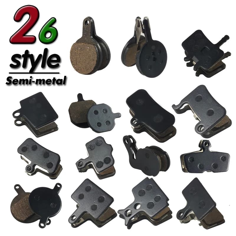 4 paia pastiglie freno a disco per bicicletta bici per SHIMANO XT/R ZOOM 975 985 ZEE MT5 315 MAGURA MT8 SRAM AVID BB5 Elixir DB1S Semi-metallico