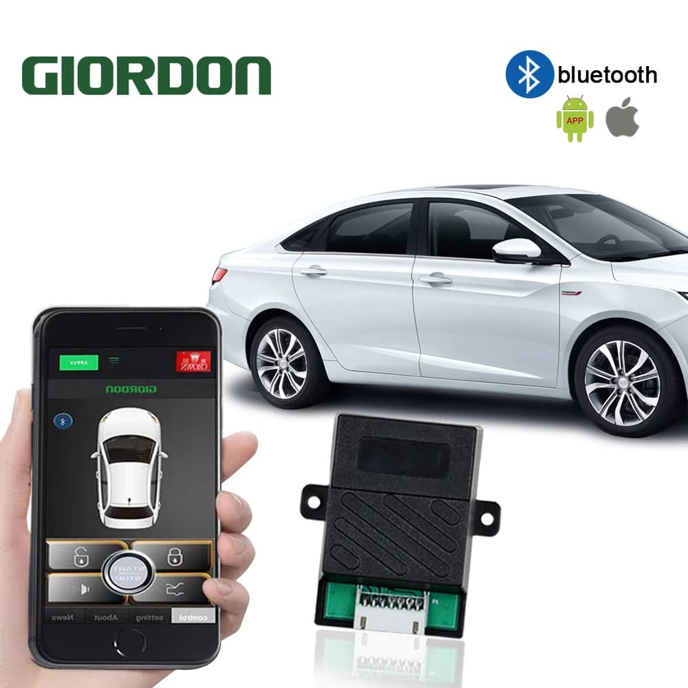 Universale Smart Key Smartphone Inizio A Distanza di Controllo di Arresto di Sicurezza di Allarme Auto Con Android e ios PKE Passivo Keyless Entr
