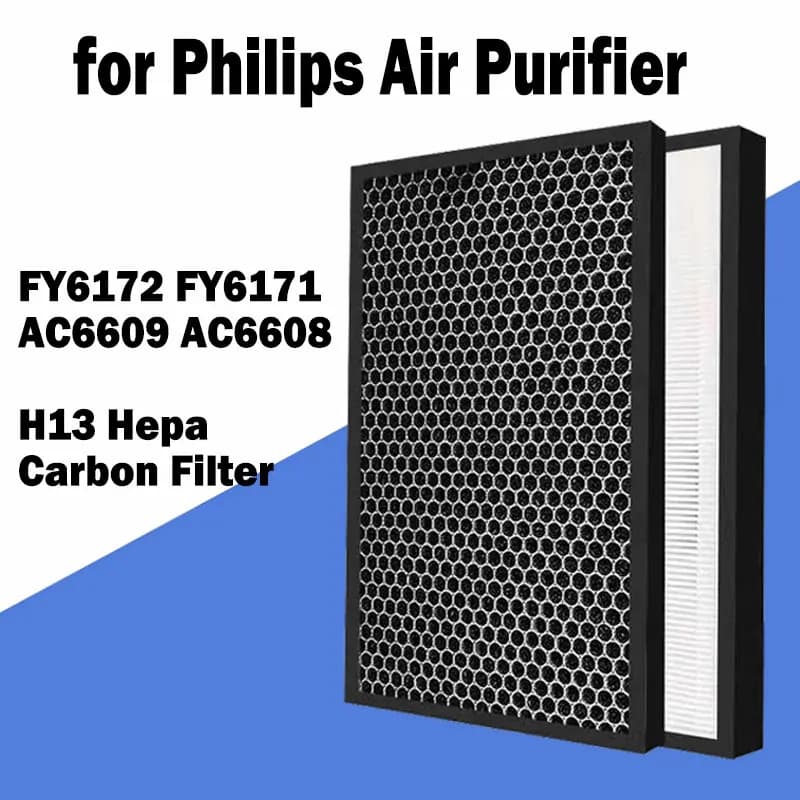 FY6172 FY6171 filtro HEPA e filtro a carbone per purificatore d'aria Philips serie 6000 AC6609 AC6608/30