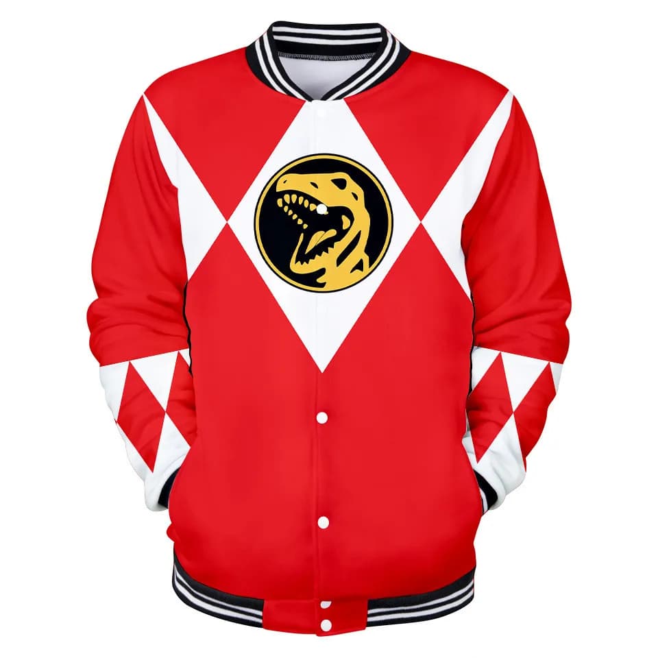 Coats Mighty Morphin 3D Printing Jacket Kids/Men/Women Long Sleeve Sweatshirt Fashion Harajuku Hoodie Clothes Cosplay Costume