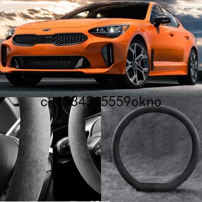 For KIA Stinger accessories for car cover in suede Alcantara black