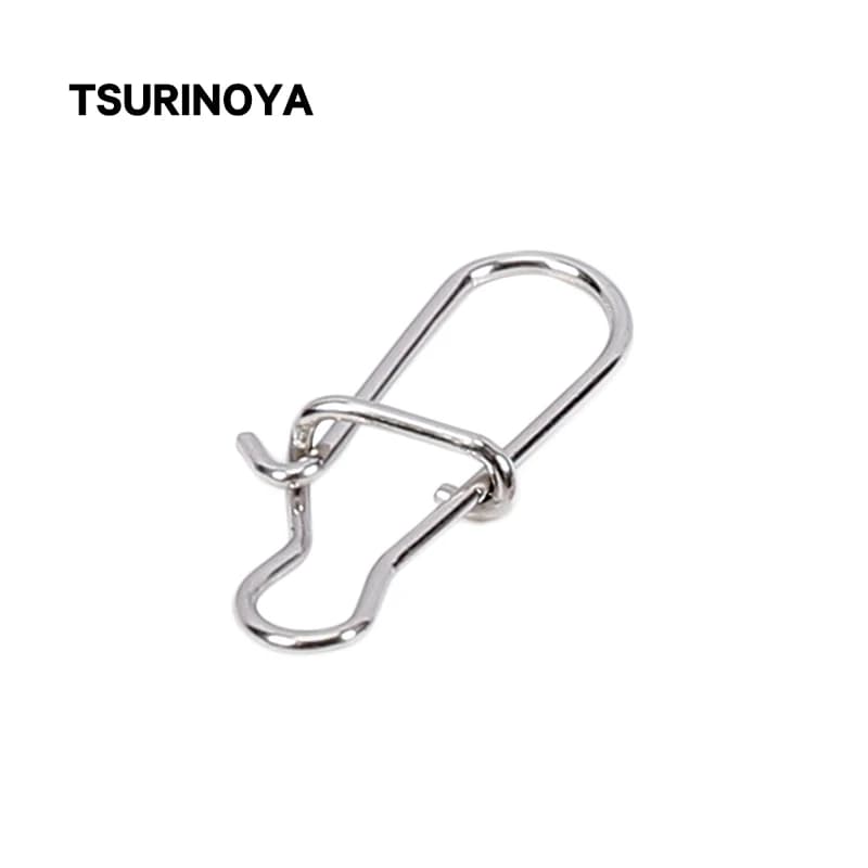 TSURINOYA Fishing Stainless Steel Scatta 50PCS Fastlock Safety Grips Connector Accessories Hooks