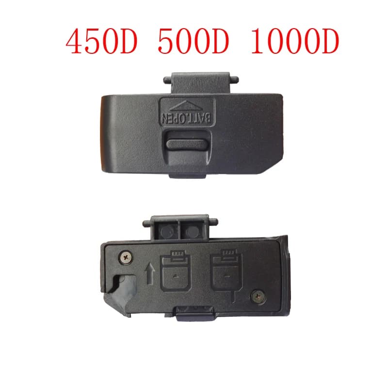 50 pz/lotto Copertura Della Porta Della Batteria per canon 20D 30D 300D 350D 400D 450D 500D 1000D 1100D 1200D 700D T5i 650D Riparazione Della Fotocamera