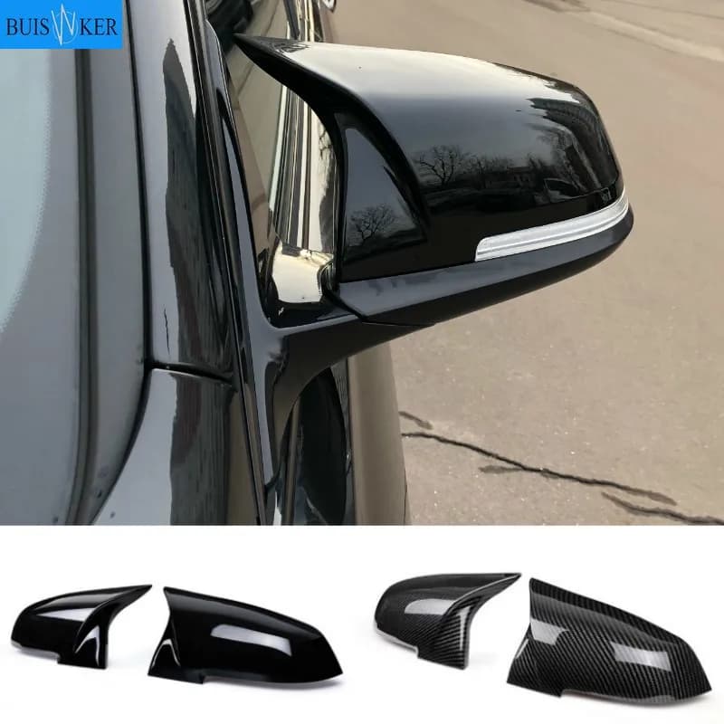 Per BMW 1 2 3 4 Serie F20 F30 F31 F32 F36 2012 - UP 320i 328i 330d 335i M3 M4 Look Sostituzione stile Copertura dello specchio in fibra di carbonio