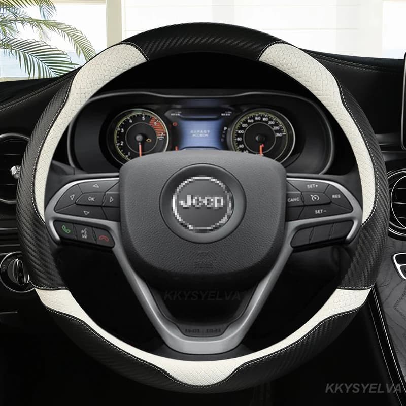 Carbon fiber auto cover for Jeep Grand Cherokee ZJ WK WK2 WL 1993-2021 38cm interior accessories Auto