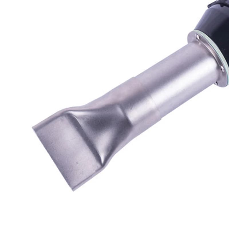 70mm Larghezza Piatto Ugello di Saldatura Slot Termoretraibile Cottura Punta del Naso per 3400W Pistola di Calore Torcia Ad Aria Calda Saldatore di Plastica accessori