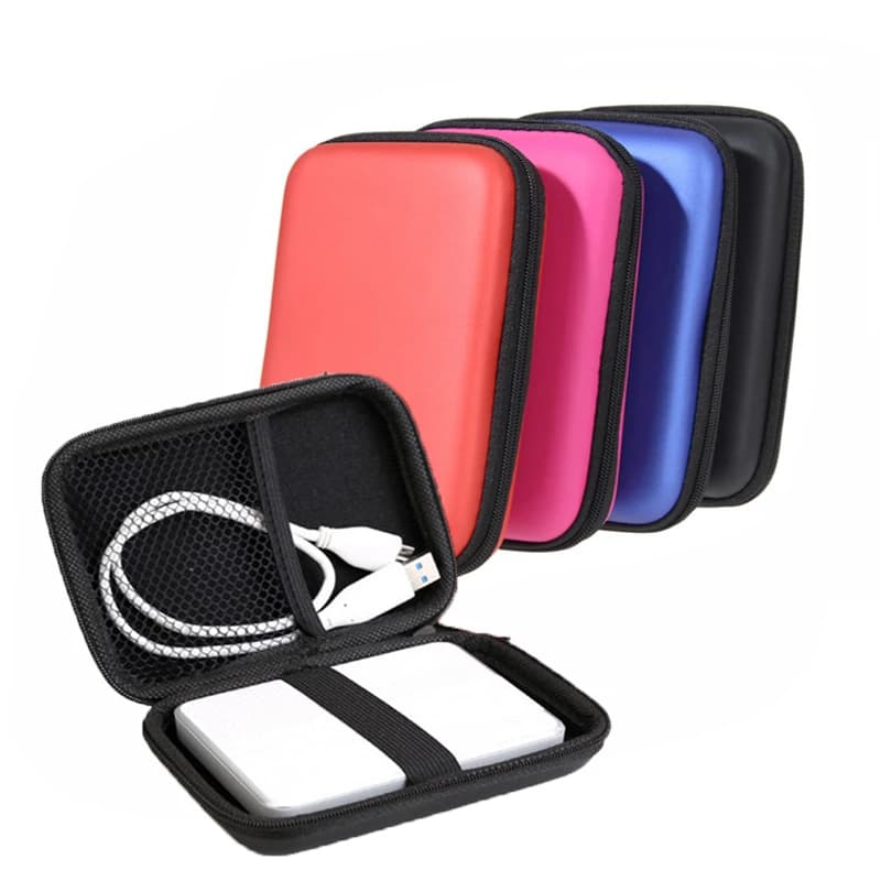 Portatile 2.5 "USB External HDD Hard Disk Drive A Mano Sacchetto di Immagazzinaggio Trasporta la Cassa Della Copertura Del Sacchetto Del Sacchetto per PC Del Computer Portatile memoria del telefono Custodie